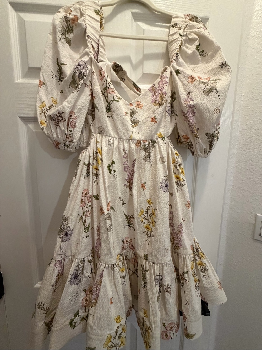 Zimmermann NWT Jeannie puff sleeve mini US size 12